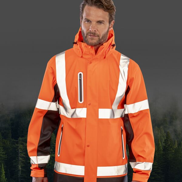 Result Recycled Heavy Duty Prism PU Safe and Dry Jacket Thumbnail