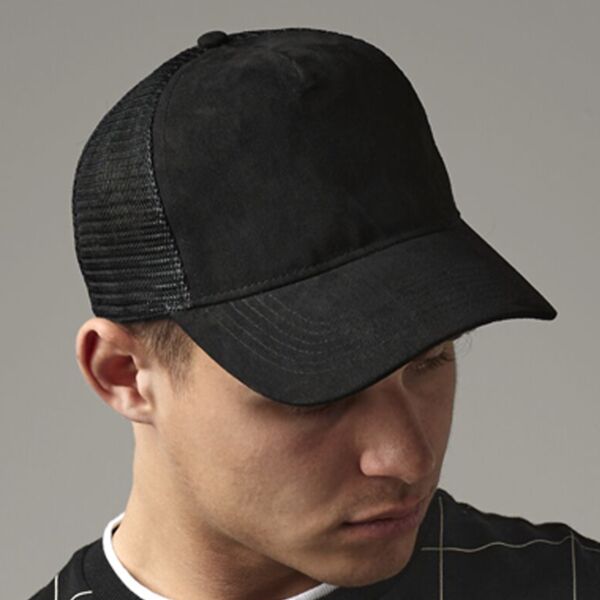Beechfield Suede Snapback Trucker Cap Thumbnail
